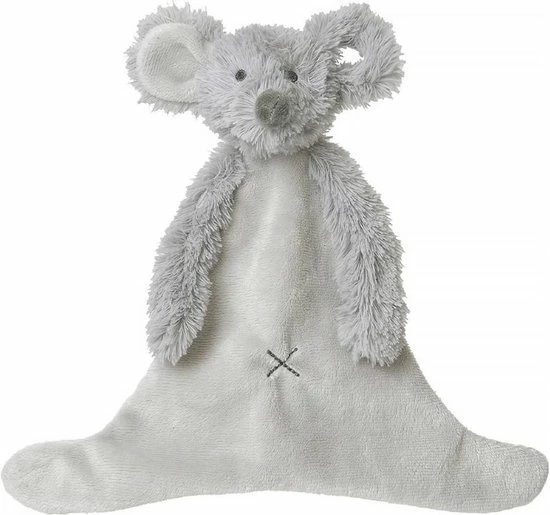Happy Horse Muis Mindy Knuffeldoekje - Grijs - Baby Cadeau 1 Happy Horse Muis Mindy Knuffeldoekje - Grijs - Baby Cadeau