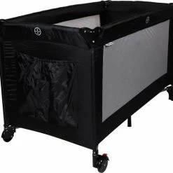 Ding Deluxe Black Campingbedje Incl. Bodemverhoger -Baby's Only 550x516 3