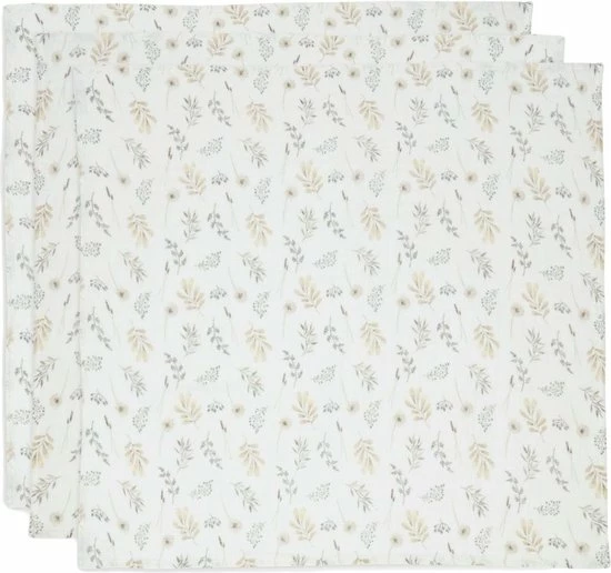 Jollein Hydrofiel Multidoek 70x70cm - Peach - 3 Stuks 1 Jollein Hydrofiel Multidoek 70x70cm - Peach - 3 Stuks