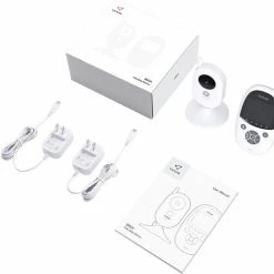 Merkloos Babyfoon Met Camera - 2.4 Inch LCD Display - Video Baby Monitor - Nachtzicht - Beveiligde Verbinding Terugspreekfunctie - Slaapliedjes- Temperatuurcontrole - Alarmherinnering -Baby's Only 550x517 1