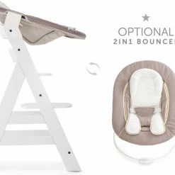 Hauck Alpha+ Kinderstoel - Wit -Baby's Only 550x517 13