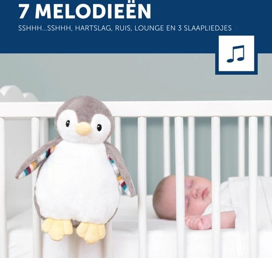ZAZU - Baby Sleep Susher Pinguin - Phoebe - Slaaptrainers 8 ZAZU - Baby Sleep Susher Pinguin - Phoebe - Slaaptrainers - Afbeelding 8
