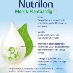 Nutrilon Melk & Plantaardig 1+ - Dreumesdrink Vanaf 12 Maanden - 800 Gram -Baby's Only 550x521 1