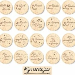 Mijn Eerste Jaar 20 Houten Mijlpaalkaarten Baby - Babyshower Cadeau - Kraamcadeau Jongen En Meisje - Milestone Cards 13 Mijn Eerste Jaar 20 Houten Mijlpaalkaarten Baby - Babyshower Cadeau - Kraamcadeau Jongen En Meisje - Milestone Cards -Baby's Only 550x521 7