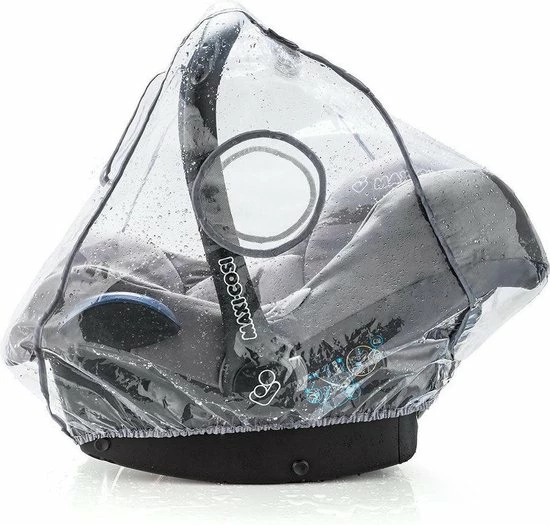 Ted&Tilly Universele Regenhoes Baby-autozitjes Bijv. Maxi-Cosi, Cybex, R Mer Tegen Regen En Miezer Doorzichtig 4 Ted&Tilly Universele Regenhoes Baby-autozitjes Bijv. Maxi-Cosi, Cybex, R Mer Tegen Regen En Miezer Doorzichtig - Afbeelding 4