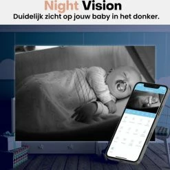 Maevio Babyfoon Met Camera En App - 4MP - Nachtlampje - Flexibele Houder - Camera Beveiliging 12 Maevio Babyfoon Met Camera En App - 4MP - Nachtlampje - Flexibele Houder - Camera Beveiliging -Baby's Only 550x527 9