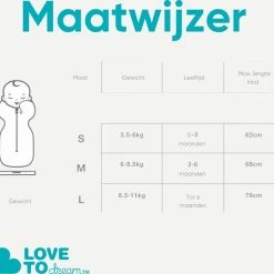 Love To Dream™ Babyslaapzak Swaddle Up™ - Inbakeren - Baby 0-3 Maanden - 3.5-6 Kg - Zomer - Olijf Groen -Baby's Only 550x530 8