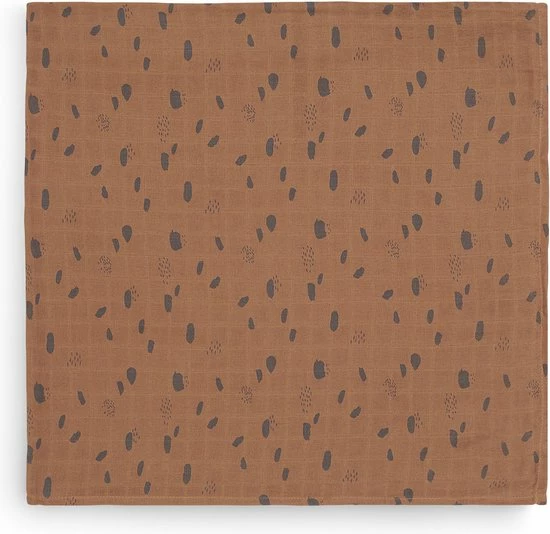 Jollein Hydrofiel Multidoek Spot 70x70cm - Caramel - 3 Stuks 4 Jollein Hydrofiel Multidoek Spot 70x70cm - Caramel - 3 Stuks - Afbeelding 4