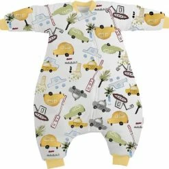 Deryan Baby Winterslaapzak Met Afritsbare Mouw 95cm - Wit - City