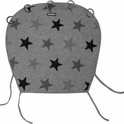 Dooky® Dooky Universal Cover Zonnescherm Kinderwagen - Grey Stars -Baby's Only 550x542 1