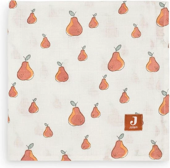 Jollein Hydrofiel Multidoek 70x70cm - Peach - 3 Stuks 9 Jollein Hydrofiel Multidoek 70x70cm - Peach - 3 Stuks - Afbeelding 9