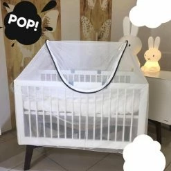 Deryan Luxe Klamboe Voor Campingbed - Klamboe Voor Ledikant - Babyklamboe - Universeel -Baby's Only 550x545 7