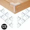 Podec Hoekbeschermers 12 Stuks Tafel Hoekbeschermer Baby - Transparant T Vorm