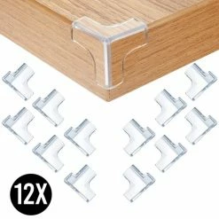 Podec Hoekbeschermers 12 Stuks Tafel Hoekbeschermer Baby - Transparant T Vorm