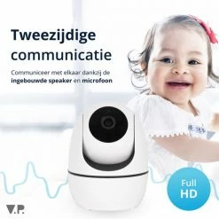 V.P. Babyfoon Met Camera En App - Infrarood - Bewegingssensor - Huisdiercamera - Hondencamera - Beveiligingscamera - Wifi -Baby's Only 550x546 11