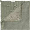 Baby's Only Gebreide Wikkeldeken - Omslagdoek Baby Sky - Teddy Voering - Urban Green - 75x75 Cm - Geschikt Voor Drie- En Vijfpuntsgordel