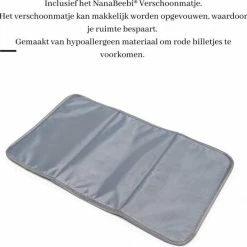 NanaBeebi Luiertas - Rugzak - Met Isoleervak - Grijs - Inclusief Flessenwarmhouder En Kinderwagenhaken -Baby's Only 550x548 14