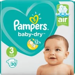 Pampers Baby Dry Luiers Maat 3 (6-10 Kg) 30 Stuks 27 Pampers Baby Dry Luiers Maat 3 (6-10 Kg) 30 Stuks -Baby's Only 550x548 3