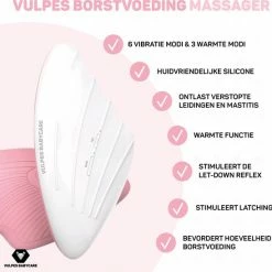 Vulpes Goods Vulpes BabyCare Borstmassage Apparaat - Borstvoeding Stimulatie - Borstschelp - Borstkolf - 2-in-1 Warmte & Vibratie - Verstopte Kanalen - Mastitis - Stimuleert Bij Borstvoeding & Kolven -Baby's Only 550x548 6
