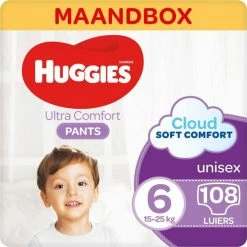 Huggies Luierbroekjes Maat 6 Ultra Comfort 108 Stuks