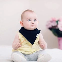 MINIIYOU 6 Stuks Bandana Slabbetjes Met Fleece Laag - Bruin Geel Grijs -Baby's Only 550x549 50