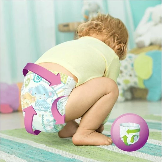 Pampers Baby Dry Luiers Maat 3 (6-10 Kg) 30 Stuks 5 Pampers Baby Dry Luiers Maat 3 (6-10 Kg) 30 Stuks - Afbeelding 5