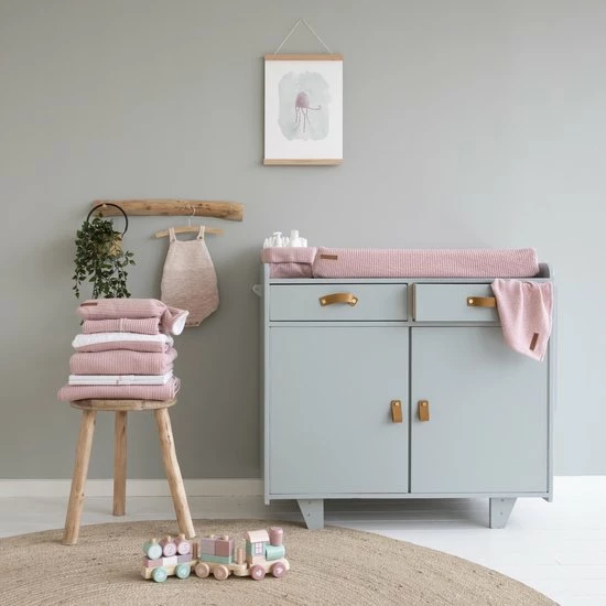 Little Dutch Ledikantdeken Pure Pink 6 Little Dutch Ledikantdeken Pure Pink - Afbeelding 6