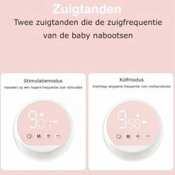Flowfull Draadloze En Geluidsloze Borstkolf - Oplaadbaar Elektrisch Kolfapparaat - BPA-vrij - Comfortabele Borstpomp Met Massagefunctie En Flesje -Baby's Only 550x550 1034