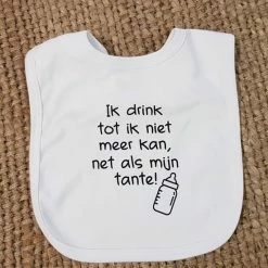 Merkloos Baby Slabbetje Cadeau Tekst Tante Worden Hoera Fles Zwangerschap Bekendmaking Aankondiging Voor De Liefste Aanstaande Geboorte Gaat Worden Jullie Worden Zwangerschapsaankondiging