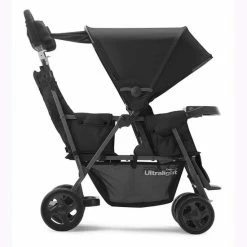 Joovy Caboose Too Ultralight Dubbele Buggy - Zwart - Duo Buggy - Lichtgewicht