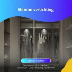 Indexr LED Nachtlampje Met Bewegingssensor - 6-PACK - Voor Volwassenen En Kinderen - Lamp Op Batterijen - Kastverlichting/Trapverlichting - Wandlamp Binnen - Kastlamp -Baby's Only 550x550 114