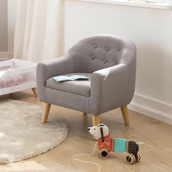 Howa Kinderfauteuil Grijs 8622 2 Howa Kinderfauteuil Grijs 8622 - Afbeelding 2