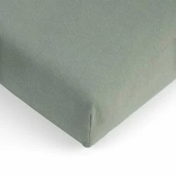 Hoeslaken Jersey 100% Katoen Ledikant 60x120 Stone Green IDS.