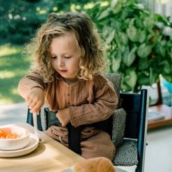 Ukje Kussenset - Geschikt Voor Stokke Tripp Trapp Kinderstoel - Geplastificeerd - Groen - Aap Print -Baby's Only 550x550 1177