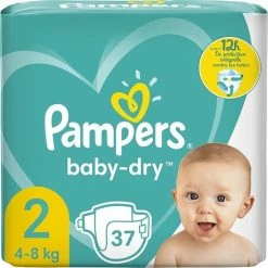 Pampers Baby Dry Maat 2 - 37 Luiers -Baby's Only 550x550 1205