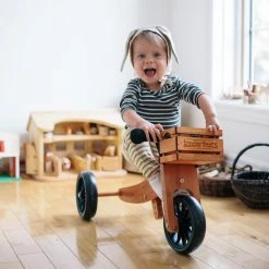 Kinderfeets Houten Loopfiets Driewieler Tiny Tot - Bamboe -Baby's Only 550x550 1243