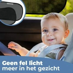 InnovaLand Zonnescherm Auto Baby - Extra Donker Voor Betere Bescherming - Zelfklevend - UV Protectie - Zijruit - Kind - Zonwering Auto- Vaderdag Cadeautje - Cadeau Voor Man - Vrouw - Sinterklaas Cadeautjes - Mannen - Vrouwen -Baby's Only 550x550 1254