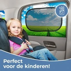 InnovaLand Zonnescherm Auto Baby - Extra Donker Voor Betere Bescherming - Zelfklevend - UV Protectie - Zijruit - Kind - Zonwering Auto- Vaderdag Cadeautje - Cadeau Voor Man - Vrouw - Sinterklaas Cadeautjes - Mannen - Vrouwen -Baby's Only 550x550 1256