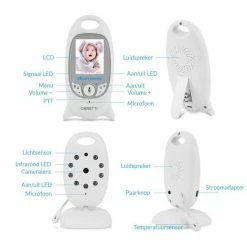 Orretti V6 - Babyfoon Met Camera - Terugspreekfunctie - Slaapliedjes -Baby's Only 550x550 1263