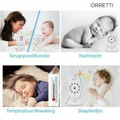 Orretti V6 - Babyfoon Met Camera - Terugspreekfunctie - Slaapliedjes -Baby's Only 550x550 1265