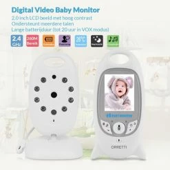 Orretti V6 - Babyfoon Met Camera - Terugspreekfunctie - Slaapliedjes -Baby's Only 550x550 1266