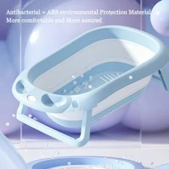 FOXSPORT Baby Badje Opvouwbaar - 3 In 1 Opvouwbaar - Multifunctioneel - Inclusief Badkussen - Babybadje - Babybad - Peuterbadje 83 48 23,5 Cm - Blauw -Baby's Only 550x550 157