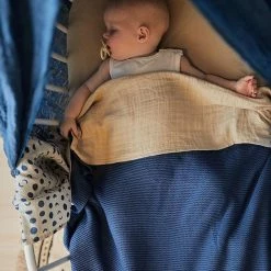 Jollein Baby Deken Wieg 75x100cm Basic Knit - Jeans Blue -Baby's Only 550x550 216