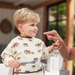 Jollein Slab Waterproof Met Mouw Snake - Soft Green -Baby's Only 550x550 223