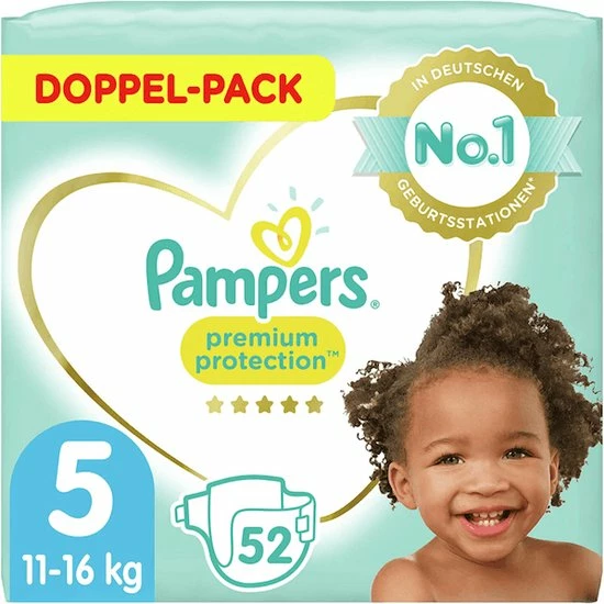 Pampers Premium Protection Maat 5 - 52 Luiers 1 Pampers Premium Protection Maat 5 - 52 Luiers