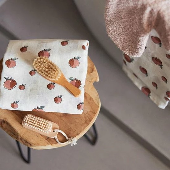 Jollein Hydrofiel Multidoek 70x70cm - Peach - 3 Stuks 19 Jollein Hydrofiel Multidoek 70x70cm - Peach - 3 Stuks - Afbeelding 19