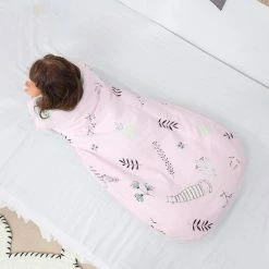 Deryan Baby Winterslaapzak Met Afritsbare Mouw 70cm - Roze - Leaves 10 Deryan Baby Winterslaapzak Met Afritsbare Mouw 70cm - Roze - Leaves -Baby's Only 550x550 270