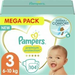 Pampers - Premium Protection - Maat 3 - Mega Pack - 104 Luiers