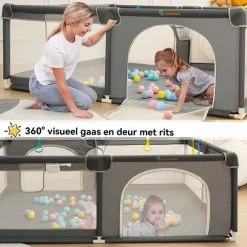 Comomy Grondbox - Oversized Rechthoek Speelbox - 200 X 160 Cm - Donkergrijs 9 Comomy Grondbox - Oversized Rechthoek Speelbox - 200 X 160 Cm - Donkergrijs -Baby's Only 550x550 386