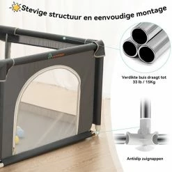 Comomy Grondbox - Oversized Rechthoek Speelbox - 200 X 160 Cm - Donkergrijs 13 Comomy Grondbox - Oversized Rechthoek Speelbox - 200 X 160 Cm - Donkergrijs -Baby's Only 550x550 389